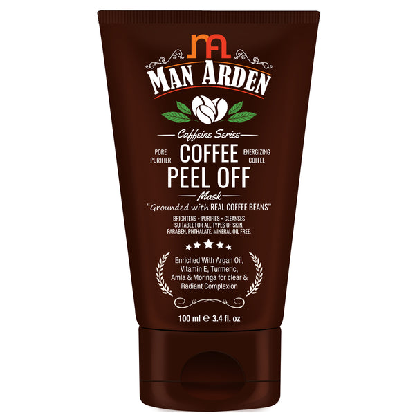 Man Arden Caffeine Coffee Peel Off Mask, 100ml