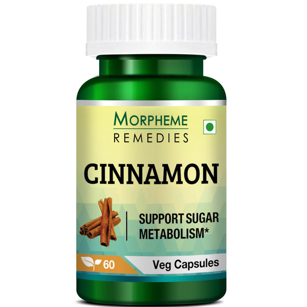 Morpheme Remedies Cinnamon, 500 mg – 60 Veg Capsules