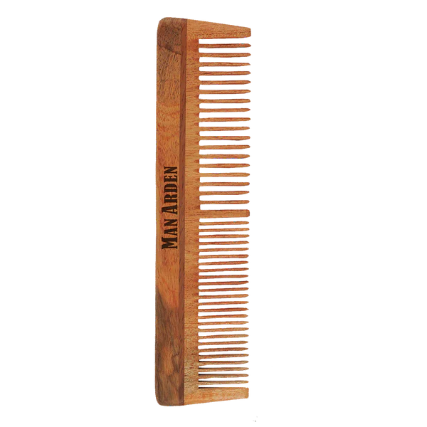 Man Arden Neem Hair Wooden Comb