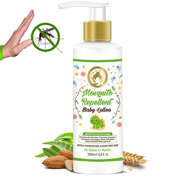 Mom & World Baby Mosquito Repellent Baby Lotion, 200ml