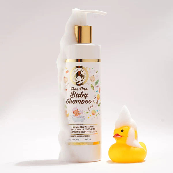 Mom & World Tear Free Baby Shampoo, 200ml