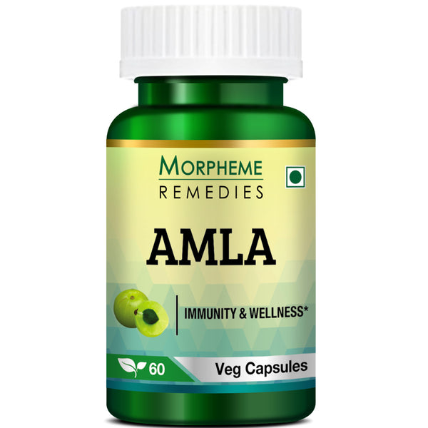 Morpheme Remedies Amla, 500 mg – 60 Veg Capsules