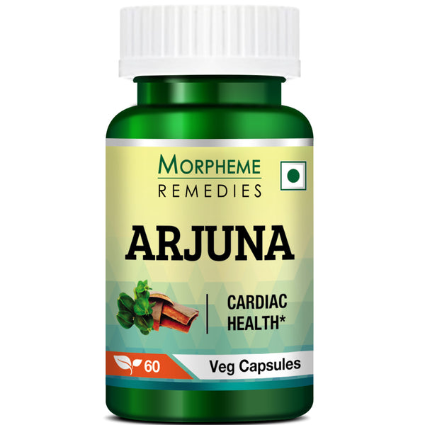 Morpheme Remedies Terminalia Arjuna 500mg Extract 60 Veg Caps