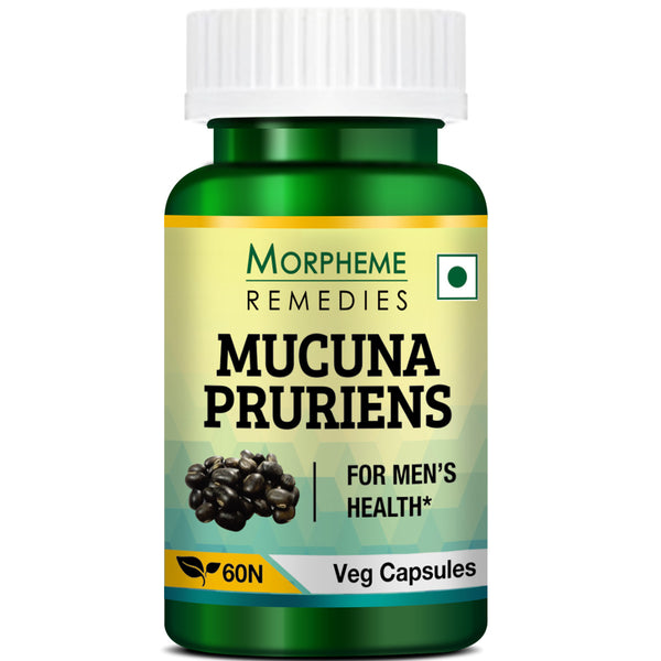 Morpheme Remedies Mucuna Pruriens Kapikachhu, 500 mg – 60 Veg Capsules