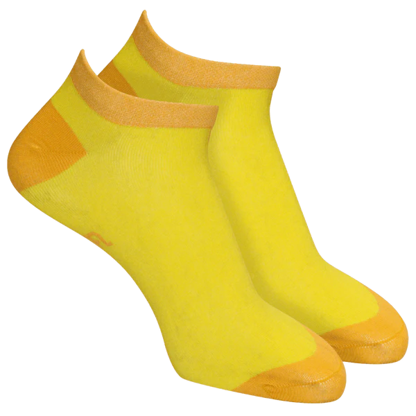 Man Arden The Sunrise Yellow Edition Designer Ankle Length Socks, 1 Pair