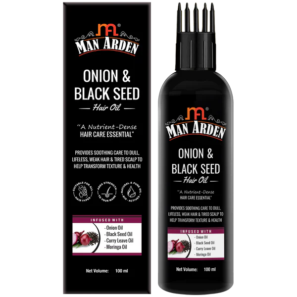 Man Arden Onion & Black Seed Hair Oil, 100 ml