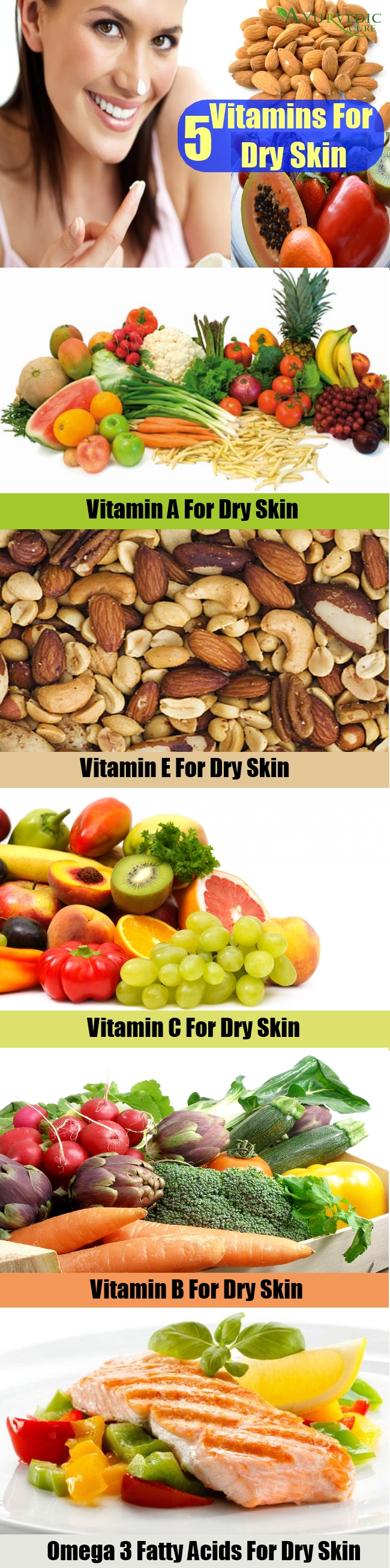 5 Vitamins For Dry Skin