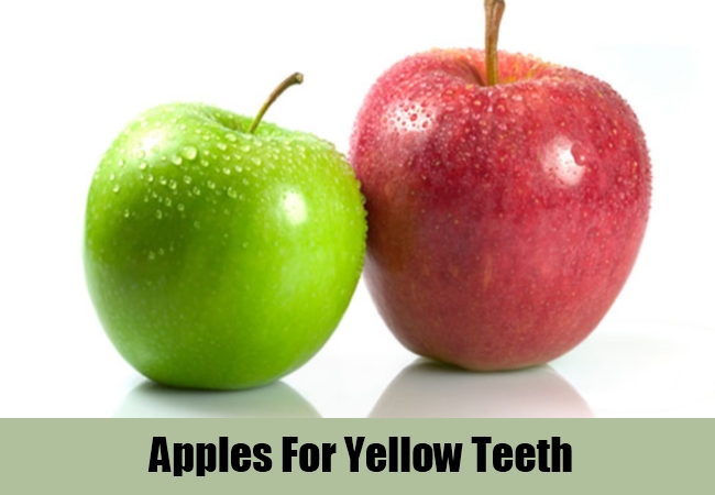 Apples For Yellow Teeth