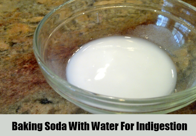 Baking Soda With Water For Indigestion