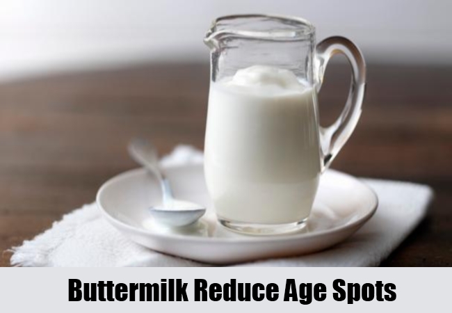 Buttermilk Reduce Age Spots