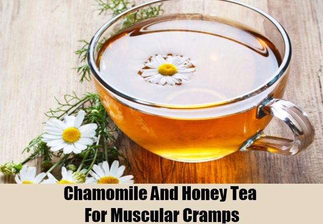 Chamomile And Honey Tea For Muscular Cramps