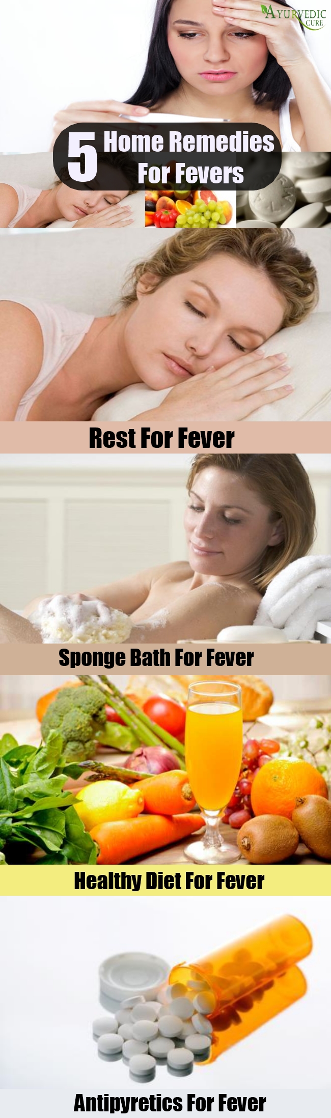 Important Home Remedies For Fevers
