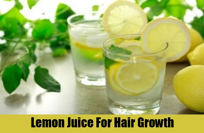 Lemon Juice For Hair Growth