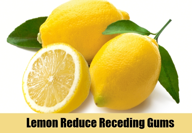 Lemon Reduce Receding Gums