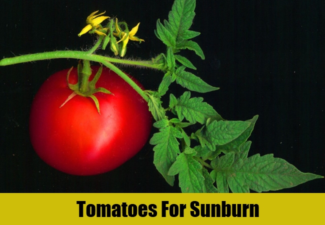 Tomatoes For Sunburn