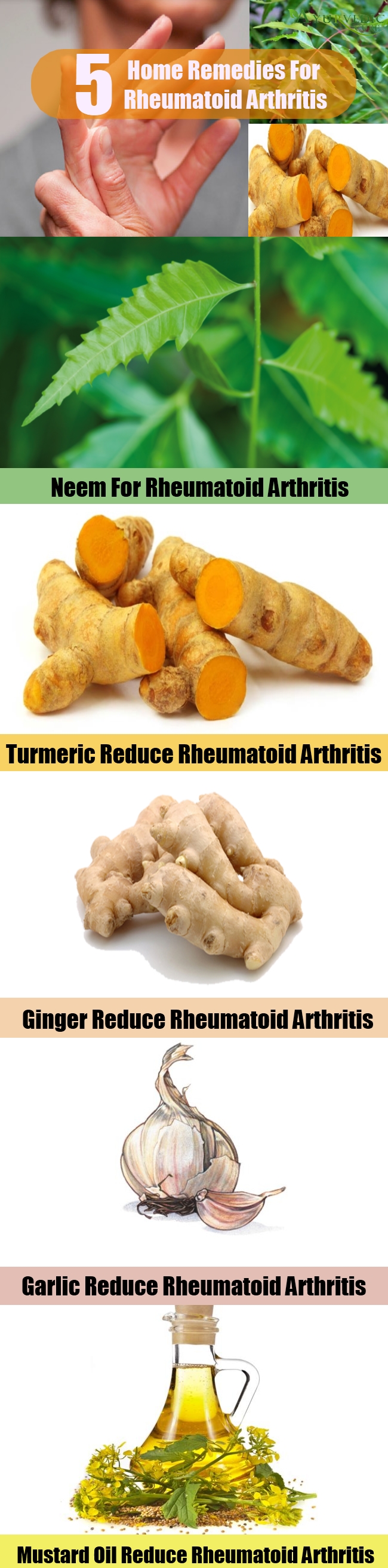 Top 5 Home Remedies For Rheumatoid Arthritis
