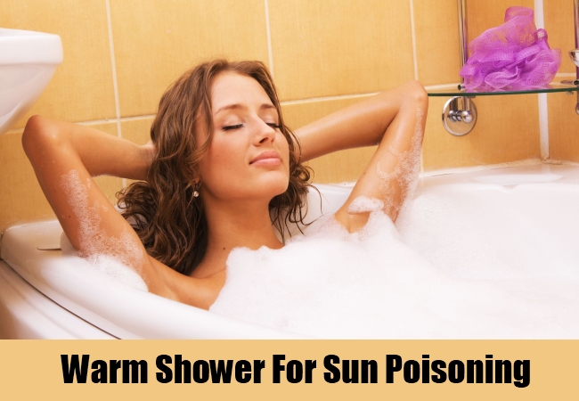 Warm Shower For Sun Poisoning