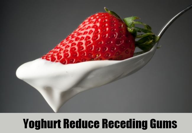 Yoghurt Reduce Receding Gums
